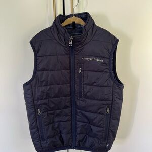 Vineyard Vines Kids Navy Puffer Vest